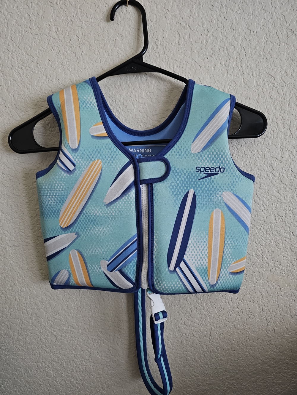 Speedo Kids' Aqua Blue Surfboard Swim Vest 4-6 Years